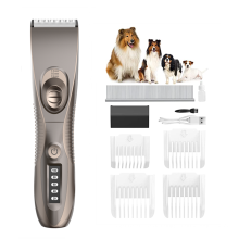 Перезаряжаемая низко шумовая клиппер для волос домашних животных